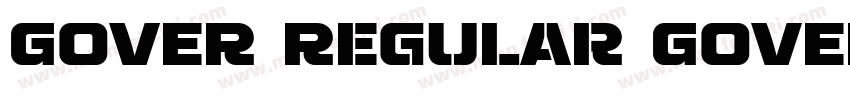 GOVER Regular GOVERRegular字体转换